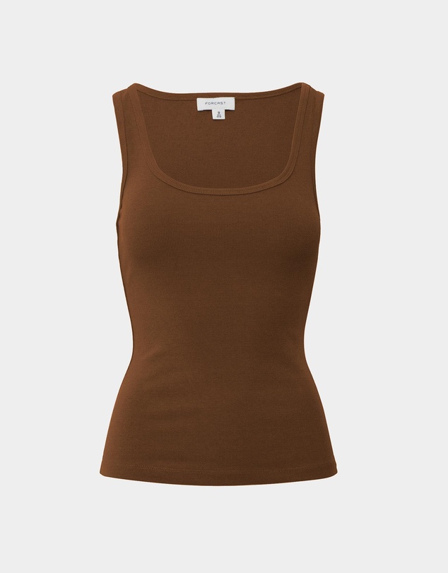 Forcast - Devin Ribbed Singlet Top