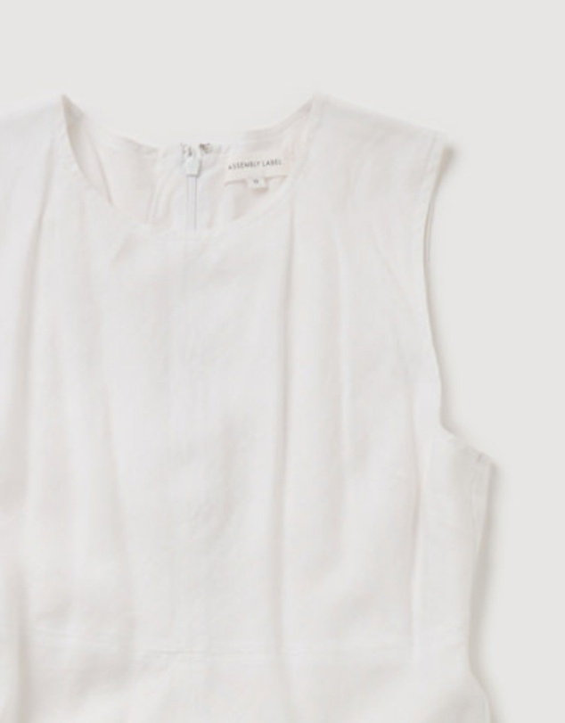 Revibe - Repaired Assembly Label Linen Dress