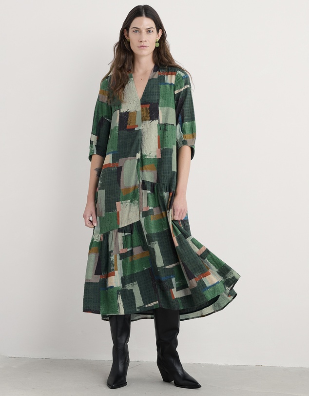 Seasalt - Seasalt Cornwall Green Windblown Dress