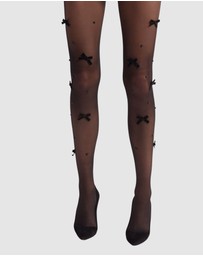 High Heel Jungle - Velvet Bow Pearl Tight