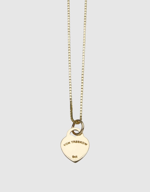 Von Treskow - Box Chain VT Heart Necklace