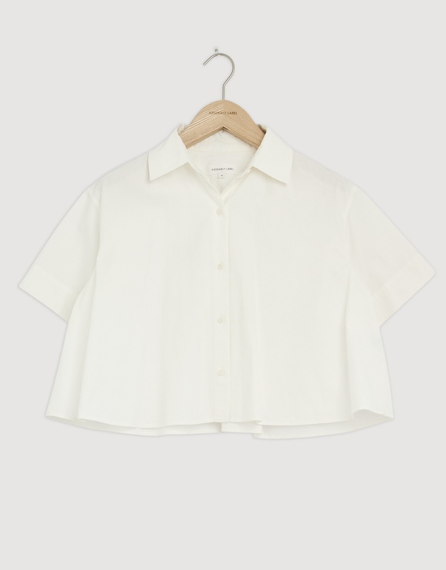 Revibe - Repaired Assembly Label Cotton Womens Shirts S/S