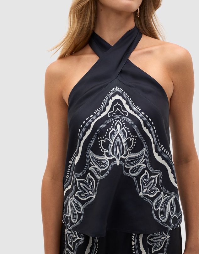 Seed Heritage - Scarf Print Halter
