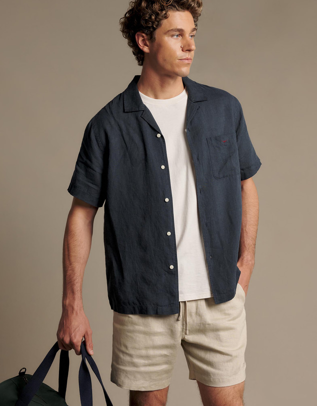 R.M.Williams - Newman Linen Resort SS Shirt