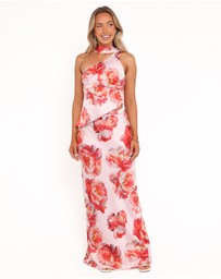 Petal & Pup - Georgina One Shoulder Skirt Set - Pink Peony