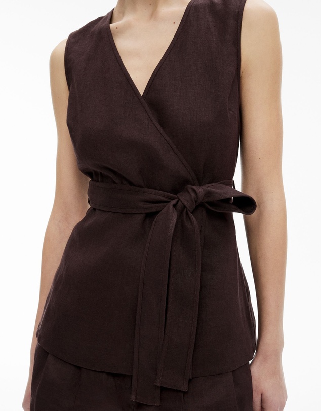 Witchery - Longline Linen Vest