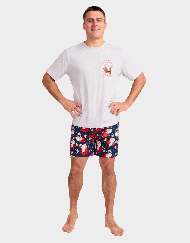 Mitch Dowd - Mitchdowd Soused Santa Cotton Pyjama Set