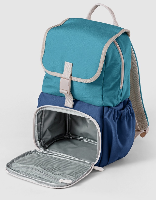 Monbento - Monbento MB The Kids Insulated Backpack Explorer - Blue Infinity