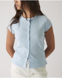 Decjuba Kids - Riley Rib T-Shirt - Teens
