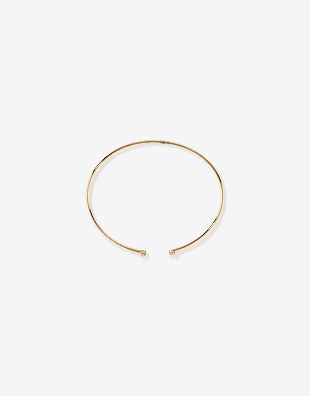 Michael Hill - Diamond Torque Bangle in 10kt Yellow Gold