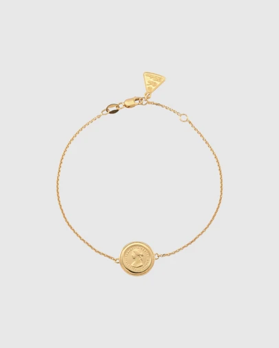 Von Treskow - Fine Belcher Micro Coin Bracelet