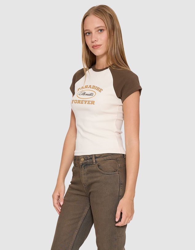 Thrills - Last Stop Raglan Club Tee