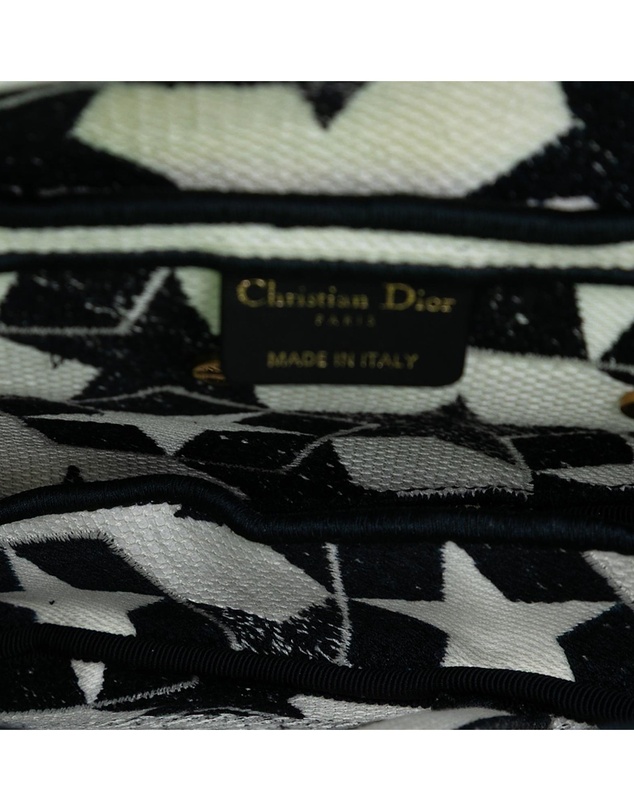 Pre-Loved by Azura Reborn - Pre-Loved Embroidered Canvas Stars Saddle Bag