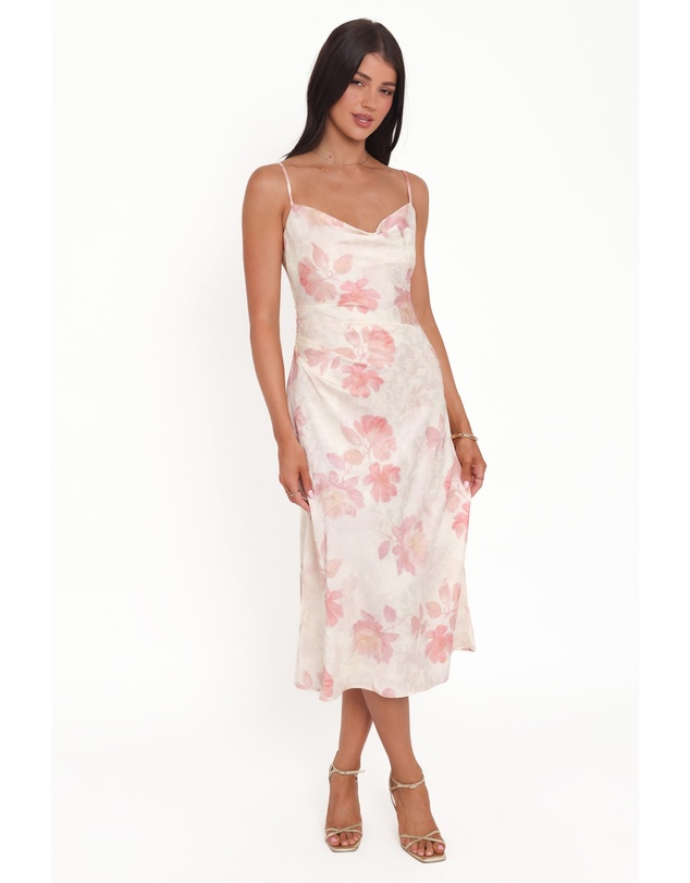Petal & Pup - Sandrine Midi Dress - Pink Floral