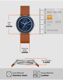 Skagen - Signatur Brown Chronograph Watch