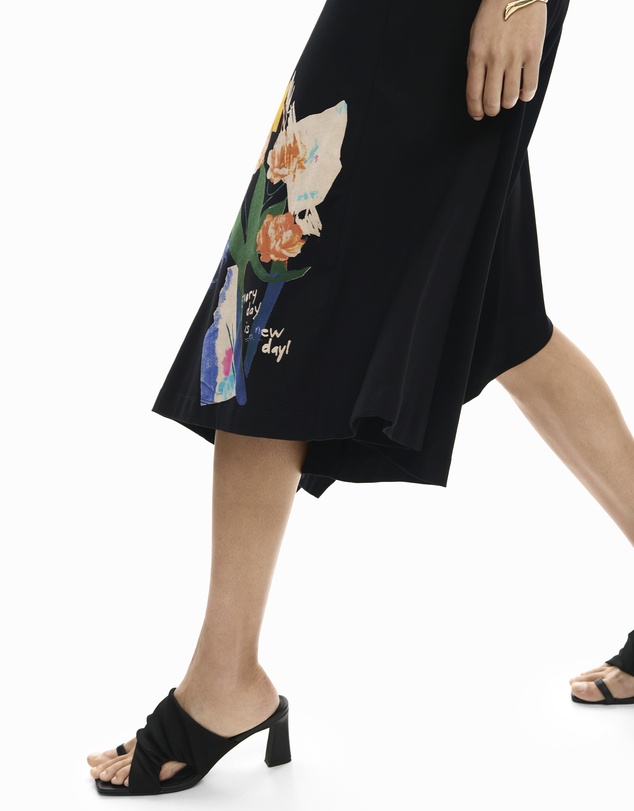 Desigual - Asymmetric floral dress