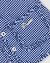 Goldie + Ace - Wild Strawberry Gingham Padded Jacket - Babies-Kids