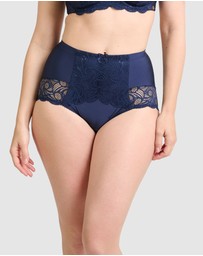 Sans Complexe - Ariane Lace & Microfiber High Waist Brief