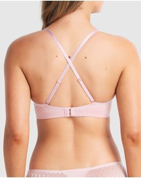 Fine Lines - Cotton Plunge Bra