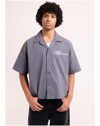 Black Noise White Rain - El Porter Short Sleeve Shirt