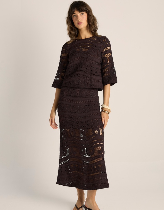 Fate + Becker - Gaia Lace Top