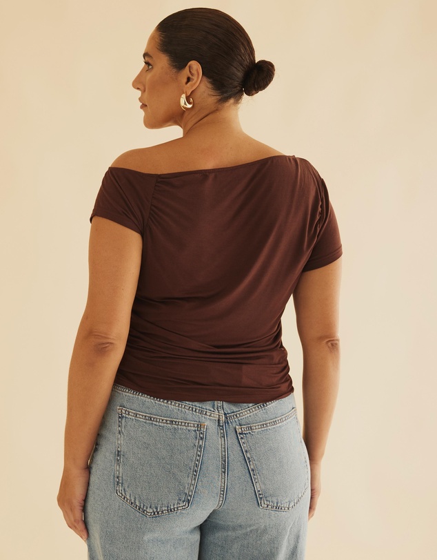 Atmos&Here Curvy - Off Shoulder Tank