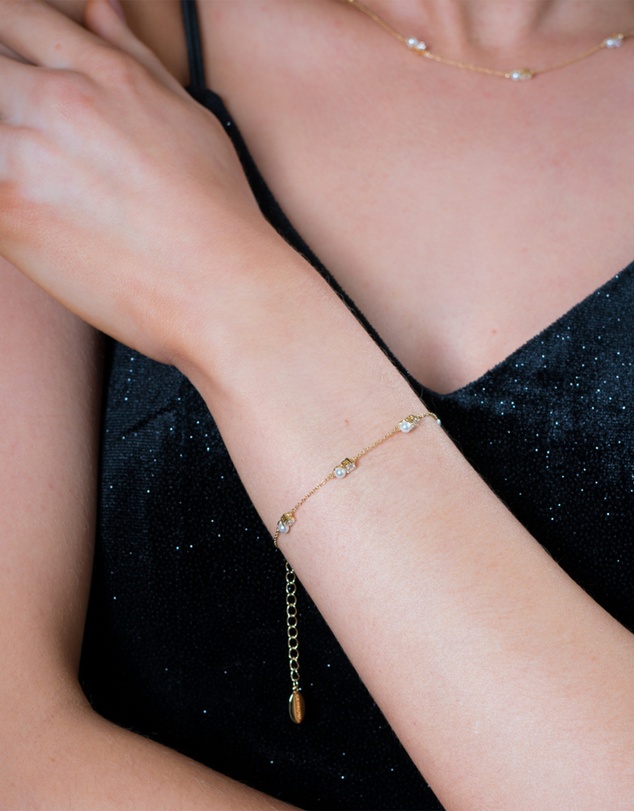 Georgini - Snow Drop Gold Bracelet