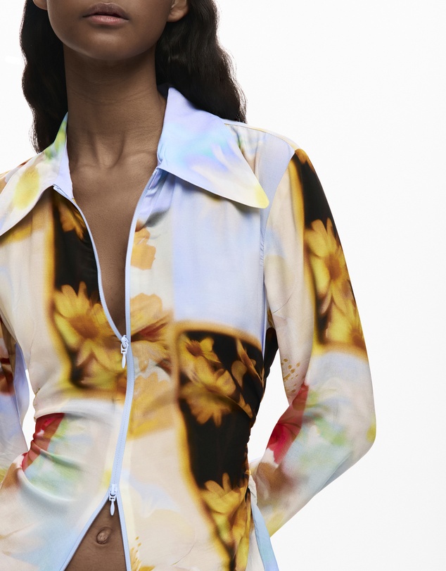Desigual - Flowy floral shirt