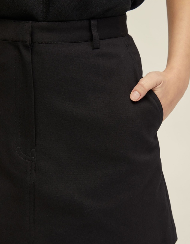 Oxford - Hepburn Cotton Blend Mini Skirt