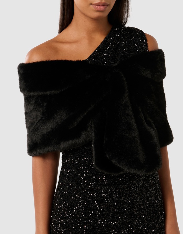 Forever New - Felicity Faux Fur Wrap