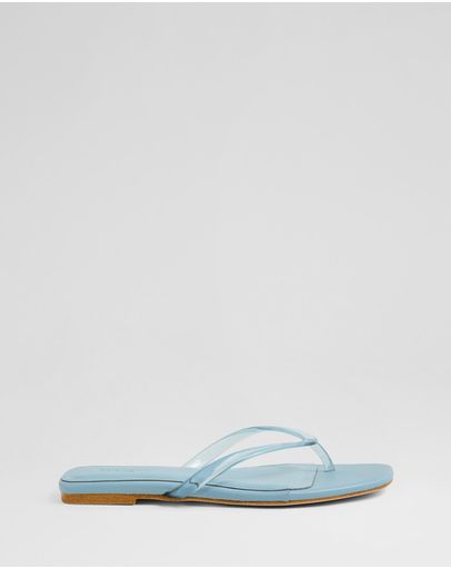 Steel Blue PVC Leather