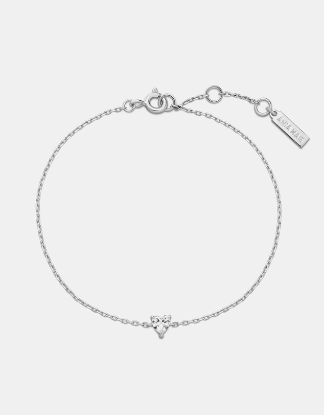 Ania Haie - Ania Haie Silver Sparkle Heart Bracelet