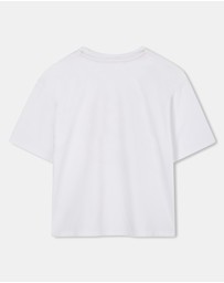 Marc Jacobs - Lipstick Logo Script T-Shirt - Kids-Teens