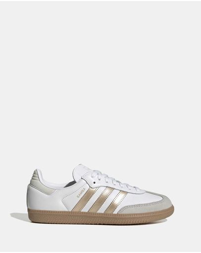 White, Wonder Gold Metallic & Grey One