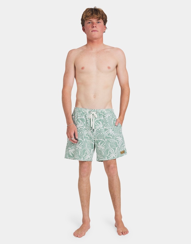 RVCA - Mens Exotica Print Elastic 17