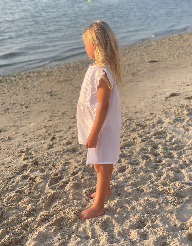 Sant And Abel - Girls Billie White Dress