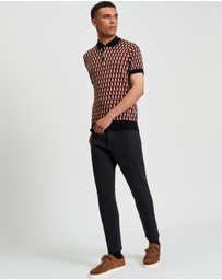 Ben Sherman - All Over Jacquard Polo