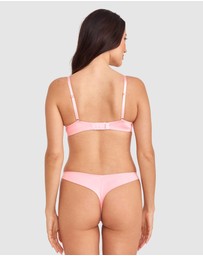 Bras N Things - Bethany Essentials Contour Plunge Bra - Light Pink