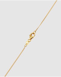 Elli Jewelry - Necklace Solitaire Pendant Elegant with Topaz Light Blue in 925 Sterling Silver Gold Plated