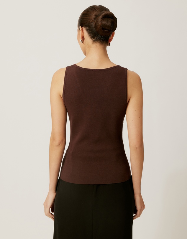 Tussah - V-Neck Knit Top