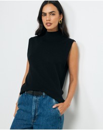 AERE - Pili Wool Cotton Knit Vest