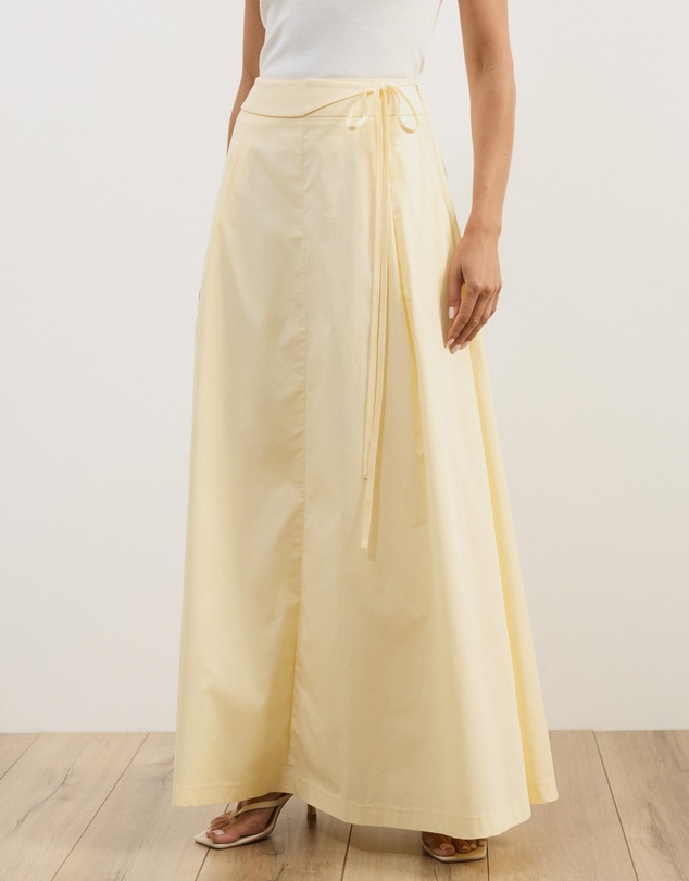 Atmos&Here - Tova Belt Detail Maxi Skirt