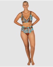 Baku Swimwear - Tulum High Waist Bikini Bottom