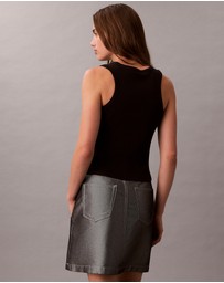 Calvin Klein Jeans - Cotton Stretch Ribbed Tank Top