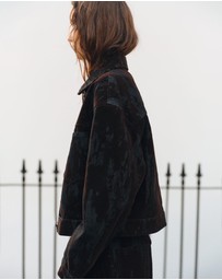 M.N.G - Devoré Denim Jacket