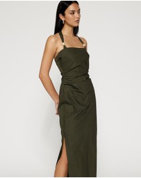 Lover - Tianah Tuck Detail Midi Dress