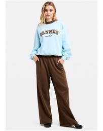 Subtitled - Cannes Contrast Crew Neck Jumper