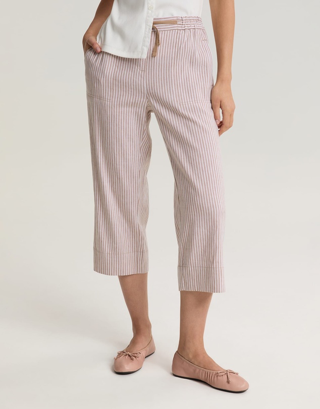Sportscraft - Rosa Crop Linen Pant