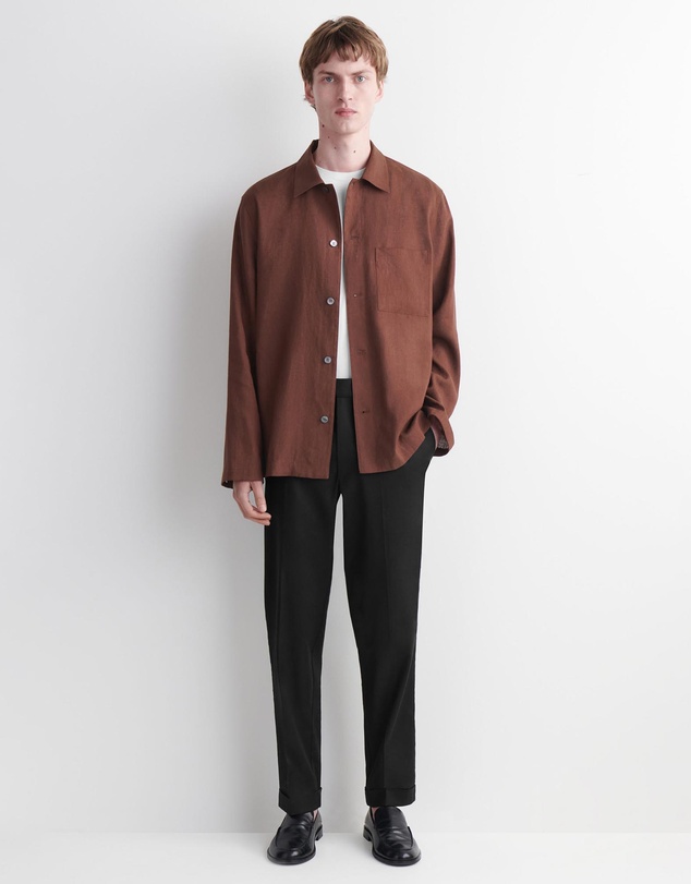 COS - Linen-Cotton Slim-Fit Straight Pants