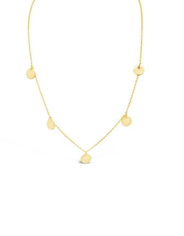 Ichu - Multi Disc Necklace, Gold
